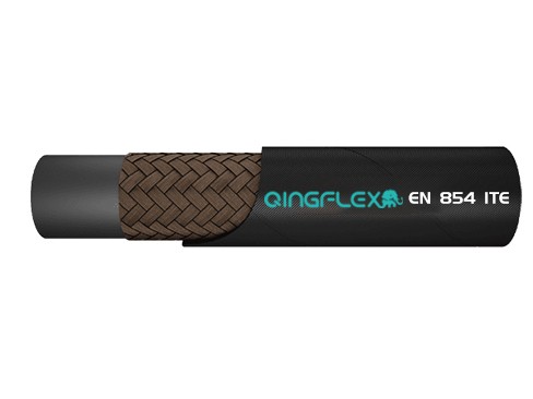 Один гидравлический шланг с текстильной косичкой EN 854 1TE Один гидравлический шланг с текстильной косичкой EN 854 1TE