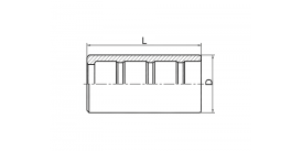 00018 НАКОНЕЧНИК ДЛЯ ШЛАНГА SAE100R7