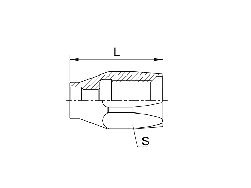 00518 НАКОНЕЧНИК ДЛЯ ШЛАНГА SAE 100 R5 00518 НАКОНЕЧНИК ДЛЯ ШЛАНГА SAE 100 R5