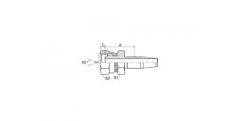 22618D BSP ВНУТРЕННЯЯ РЕЗЬБА 60° КОНУС 22618D BSP ВНУТРЕННЯЯ РЕЗЬБА 60° КОНУС