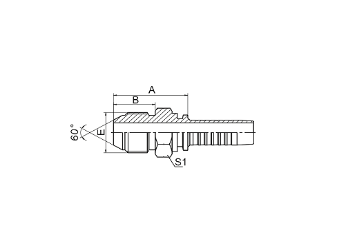 19611 JIS BSPP НАРУЖНАЯ РЕЗЬБА 60° КОНУСНОЕ УПЛОТНЕНИЕ 19611 JIS BSPP НАРУЖНАЯ РЕЗЬБА 60° КОНУСНОЕ УПЛОТНЕНИЕ