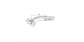 88141 ФЛАНЕЦ JIS 45°
