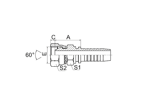 22611D-SM BSP ВНУТРЕННЯЯ РЕЗЬБА 60° КОНУС ДВОЙНОЙ ШЕСТИГРАННИК 22611D-SM BSP ВНУТРЕННЯЯ РЕЗЬБА 60° КОНУС ДВОЙНОЙ ШЕСТИГРАННИК