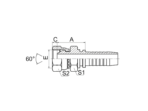 22611D BSP ВНУТРЕННЯЯ РЕЗЬБА 60° КОНУС ДВОЙНОЙ ШЕСТИГРАННИК 22611D BSP ВНУТРЕННЯЯ РЕЗЬБА 60° КОНУС ДВОЙНОЙ ШЕСТИГРАННИК