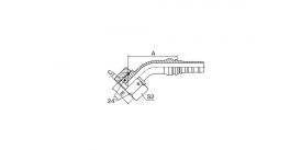 20543-W 45° метрическая внутренняя резьба 24° конусное уплотнительное кольцо выс. 20543-W 45° метрическая внутренняя резьба 24° конусное уплотнительное кольцо выс.
