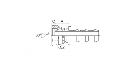 22610 BSP ВНУТРЕННЯЯ РЕЗЬБА 60° КОНУС 22610 BSP ВНУТРЕННЯЯ РЕЗЬБА 60° КОНУС