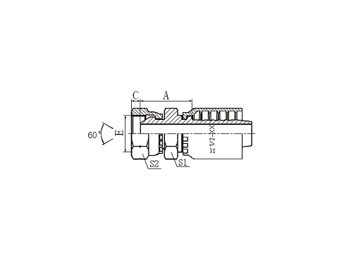 22611DY BSP ВНУТРЕННЯЯ РЕЗЬБА 60° КОНУС ДВОЙНОЙ ШЕСТИГРАННИК 22611DY BSP ВНУТРЕННЯЯ РЕЗЬБА 60° КОНУС ДВОЙНОЙ ШЕСТИГРАННИК