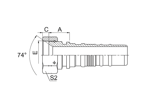 26713-W JIC КОНУСНОЕ УПЛОТНЕНИЕ 74° 26713-W JIC КОНУСНОЕ УПЛОТНЕНИЕ 74°