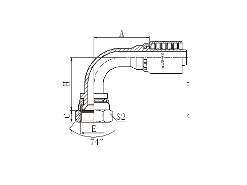 26791Y 90° JIC ВНУТРЕННЕЕ УПЛОТНЕНИЕ КОНУСА 74° 26791Y 90° JIC ВНУТРЕННЕЕ УПЛОТНЕНИЕ КОНУСА 74°
