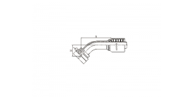88141Y 45° JIS ФЛАНЕЦ