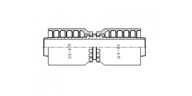 90012Y DOUBLE CONNECTOR