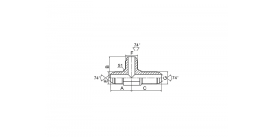 AJJ6J JIC НАРУЖНЫЙ КОНУС 74°