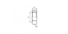 8J JIC стопорная гайка 8J JIC стопорная гайка