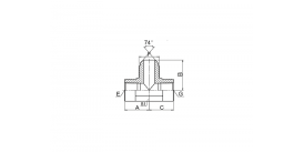 JNJN NPT ЖЕНСКИЙ/JIC МУЖСКОЙ/NPT ЖЕНСКИЙ