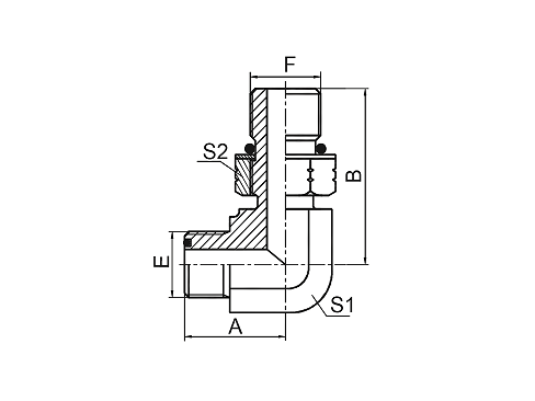 1FO9-OG 90° КОЛЕНЧАТЫЙ ORFS НАРУЖНАЯ РЕЗЬБА УПЛОТНИТЕЛЬНОЕ КОЛЬЦО / УПЛОТНИТЕЛЬНОЕ КОЛЬЦО SAE ВТУЛКА СЕРИИ S ISO 11926-2 1FO9-OG 90° КОЛЕНЧАТЫЙ ORFS НАРУЖНАЯ РЕЗЬБА УПЛОТНИТЕЛЬНОЕ КОЛЬЦО / УПЛОТНИТЕЛЬНОЕ КОЛЬЦО SAE ВТУЛКА СЕРИИ S ISO 11926-2