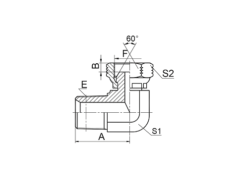 2NU9 90° КОЛЕНО NPT НАРУЖНАЯ РЕЗЬБА / NPSM ВНУТРЕННЯЯ РЕЗЬБА 60° КОНУС 2NU9 90° КОЛЕНО NPT НАРУЖНАЯ РЕЗЬБА / NPSM ВНУТРЕННЯЯ РЕЗЬБА 60° КОНУС