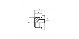 4ON SAE O-RING BOSS ПОЛАЯ ШЕСТИГРАННАЯ ПРОБКА 4ON SAE O-RING BOSS ПОЛАЯ ШЕСТИГРАННАЯ ПРОБКА