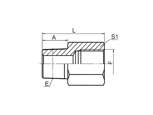 5NB NPT НАРУЖНАЯ/BSP ВНУТРЕННЯЯ 5NB NPT НАРУЖНАЯ/BSP ВНУТРЕННЯЯ