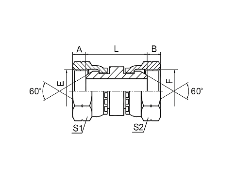 3B BSP ВНУТРЕННЯЯ РЕЗЬБА 60° КОНУС 3B BSP ВНУТРЕННЯЯ РЕЗЬБА 60° КОНУС