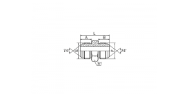 1J JIC НАРУЖНЫЙ КОНУС 74°