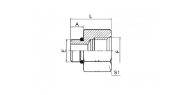 5O SAE УПЛОТНИТЕЛЬНОЕ КОЛЬЦО ВТУЛКА L-СЕРИИ ISO 11926-3 / SAE ВНУТРЕННЯЯ РЕЗЬБА ISO 11926-1 5O SAE УПЛОТНИТЕЛЬНОЕ КОЛЬЦО ВТУЛКА L-СЕРИИ ISO 11926-3 / SAE ВНУТРЕННЯЯ РЕЗЬБА ISO 11926-1