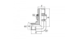 1BH9-OG 90° КОЛЕНО BSP НАРУЖНАЯ РЕЗЬБА СЕДЛО 60° / МЕТРИЧЕСКАЯ НАРУЖНАЯ РЕЗЬБА L-СЕРИЯ ISO 6149-3 1BH9-OG 90° КОЛЕНО BSP НАРУЖНАЯ РЕЗЬБА СЕДЛО 60° / МЕТРИЧЕСКАЯ НАРУЖНАЯ РЕЗЬБА L-СЕРИЯ ISO 6149-3