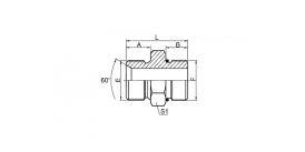1BO BSP НАРУЖНАЯ ДВОЙНАЯ РЕЗЬБА ДЛЯ КОНУСНОГО СЕДЛА 60° ИЛИ СВАРНОГО УПЛОТНЕНИЯ/УПЛОТНИТЕЛЬНОГО КОЛЬЦА SAE СЕРИИ L ISO 11926-3 1BO BSP НАРУЖНАЯ ДВОЙНАЯ РЕЗЬБА ДЛЯ КОНУСНОГО СЕДЛА 60° ИЛИ СВАРНОГО УПЛОТНЕНИЯ/УПЛОТНИТЕЛЬНОГО КОЛЬЦА SAE СЕРИИ L ISO 11926-3