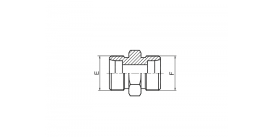1C 1D ПРЯМЫЕ ФИТИНГИ