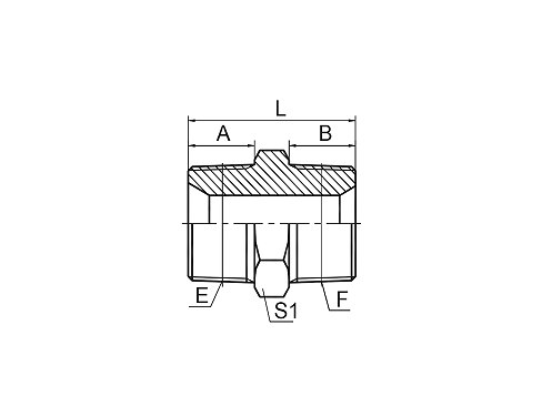 1NT NPT НАРУЖНАЯ РЕЗЬБА / BSPT НАРУЖНАЯ РЕЗЬБА 1NT NPT НАРУЖНАЯ РЕЗЬБА / BSPT НАРУЖНАЯ РЕЗЬБА