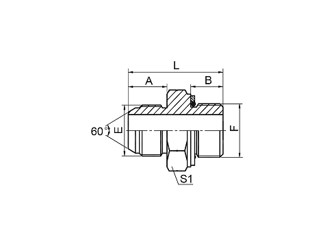 1SG JIS GAS НАРУЖНАЯ КОНУС 60° / УПЛОТНИТЕЛЬНОЕ КОЛЬЦО BSP НАРУЖНАЯ 1SG JIS GAS НАРУЖНАЯ КОНУС 60° / УПЛОТНИТЕЛЬНОЕ КОЛЬЦО BSP НАРУЖНАЯ