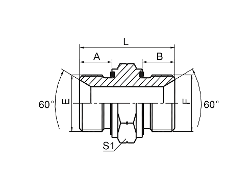 1B-2WD BSP НАРУЖНАЯ 60° СЕДЛО С ПЛЕННЫМ УПЛОТНЕНИЕМ 1B-2WD BSP НАРУЖНАЯ 60° СЕДЛО С ПЛЕННЫМ УПЛОТНЕНИЕМ