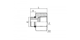 5ON SAE O-RING BOSS L-SERIES ISO 11926-3 / NPT FEMALE 5ON SAE O-RING BOSS L-SERIES ISO 11926-3 / NPT FEMALE