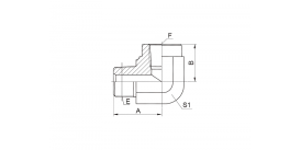 5T9-SP 90° КОЛЕНО BSPT НАРУЖНАЯ/BSPT ВНУТРЕННЯЯ 5T9-SP 90° КОЛЕНО BSPT НАРУЖНАЯ/BSPT ВНУТРЕННЯЯ