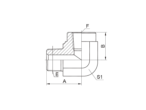 5T9-SP 90° КОЛЕНО BSPT НАРУЖНАЯ/BSPT ВНУТРЕННЯЯ 5T9-SP 90° КОЛЕНО BSPT НАРУЖНАЯ/BSPT ВНУТРЕННЯЯ