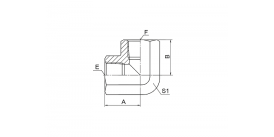 7T9-PK 90° УГОЛОК BSPT ВНУТРЕННЯЯ РЕЗЬБА 7T9-PK 90° УГОЛОК BSPT ВНУТРЕННЯЯ РЕЗЬБА