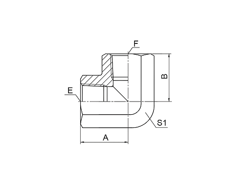 7T9-PK 90° УГОЛОК BSPT ВНУТРЕННЯЯ РЕЗЬБА 7T9-PK 90° УГОЛОК BSPT ВНУТРЕННЯЯ РЕЗЬБА