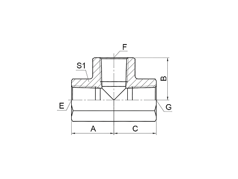 GT-PK BSPT ВНУТРЕННИЙ ТРОЙНИК GT-PK BSPT ВНУТРЕННИЙ ТРОЙНИК