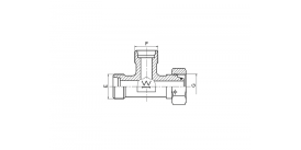 CC CD ТРОЙНИКОВЫЕ ФИТИНГИ С ПОВОРОТНОЙ ГАЙКОЙ CC CD ТРОЙНИКОВЫЕ ФИТИНГИ С ПОВОРОТНОЙ ГАЙКОЙ