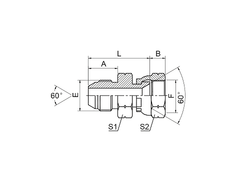 2S JIS GAS НАРУЖНАЯ / JIS GAS ЖЕНСКАЯ 2S JIS GAS НАРУЖНАЯ / JIS GAS ЖЕНСКАЯ