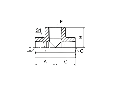 GN-PK NPT ВНУТРЕННИЙ ТРОЙНИК GN-PK NPT ВНУТРЕННИЙ ТРОЙНИК