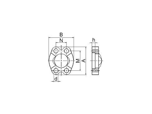 ФЛАНЦЕВЫЙ ЗАЖИМ FL-W FS-W SAE ФЛАНЦЕВЫЙ ЗАЖИМ FL-W FS-W SAE